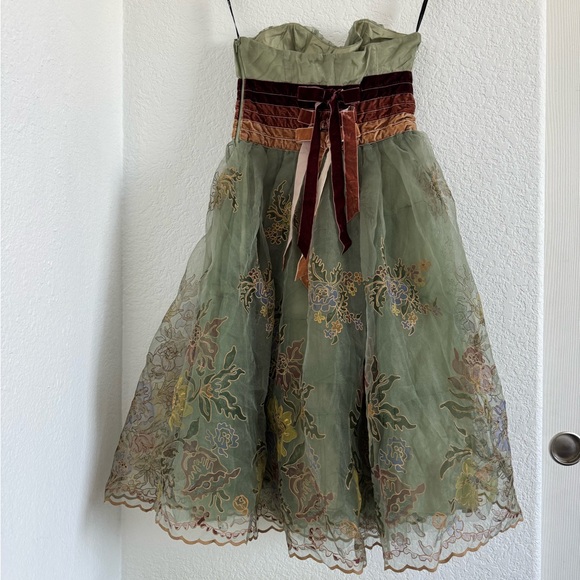 Vintage Betsey Johnson evening strapless fairy dress - Picture 4 of 8